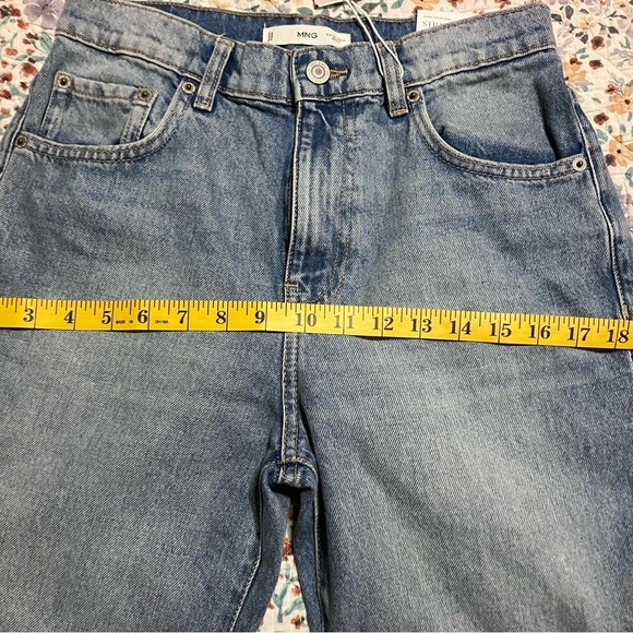 NWT! Mango Women's Jeans Size 4 Mid waist, Regular fit, Crop length💕 - Picture 7 of 7